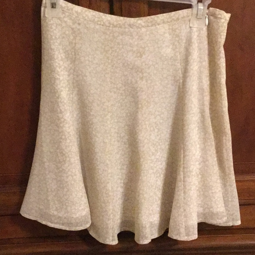 Michael Kors Ecru and White Short Skirt